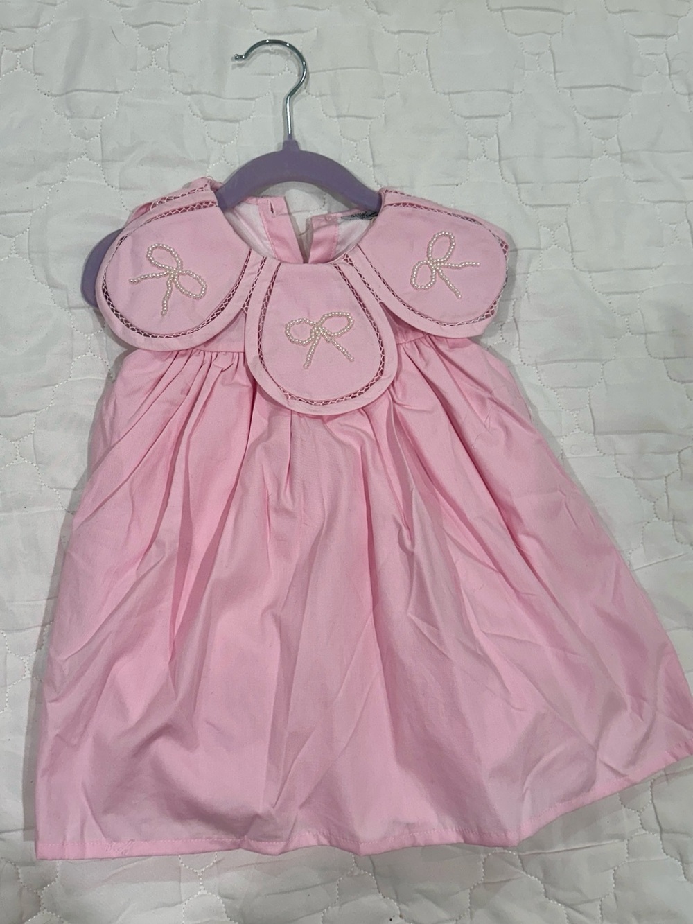 Pink Pearl Petal Skirted Bubble Savannah Smocks